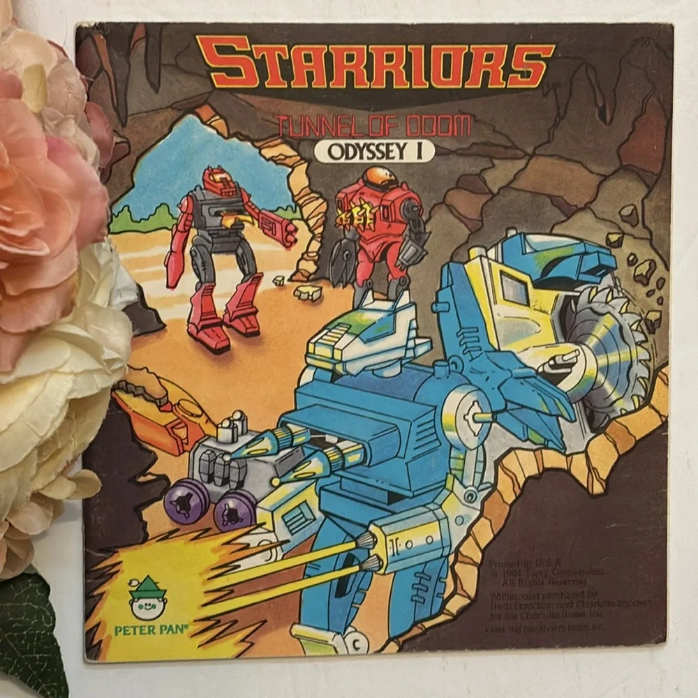 Starriors 1984 STARRIORS Book Tunnel of Doom Odyssey I One Vintage book